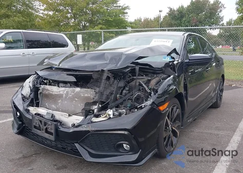 2018 Honda Civic Sport из США, поврежденный, VIN SHHFK7G40JU206507